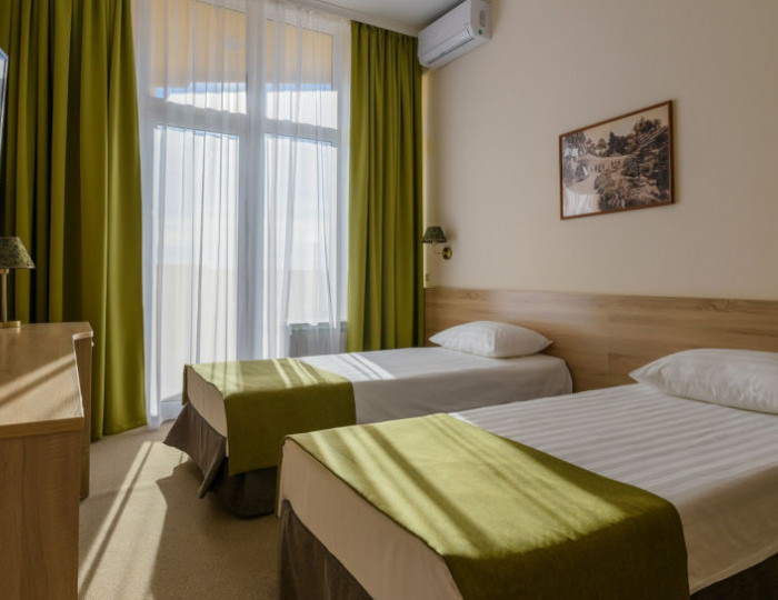 Стандартный 2-местный 1-комнатный DBL/TWIN с видом на море, корпус 5-7 - Санаторий «Заполярье»